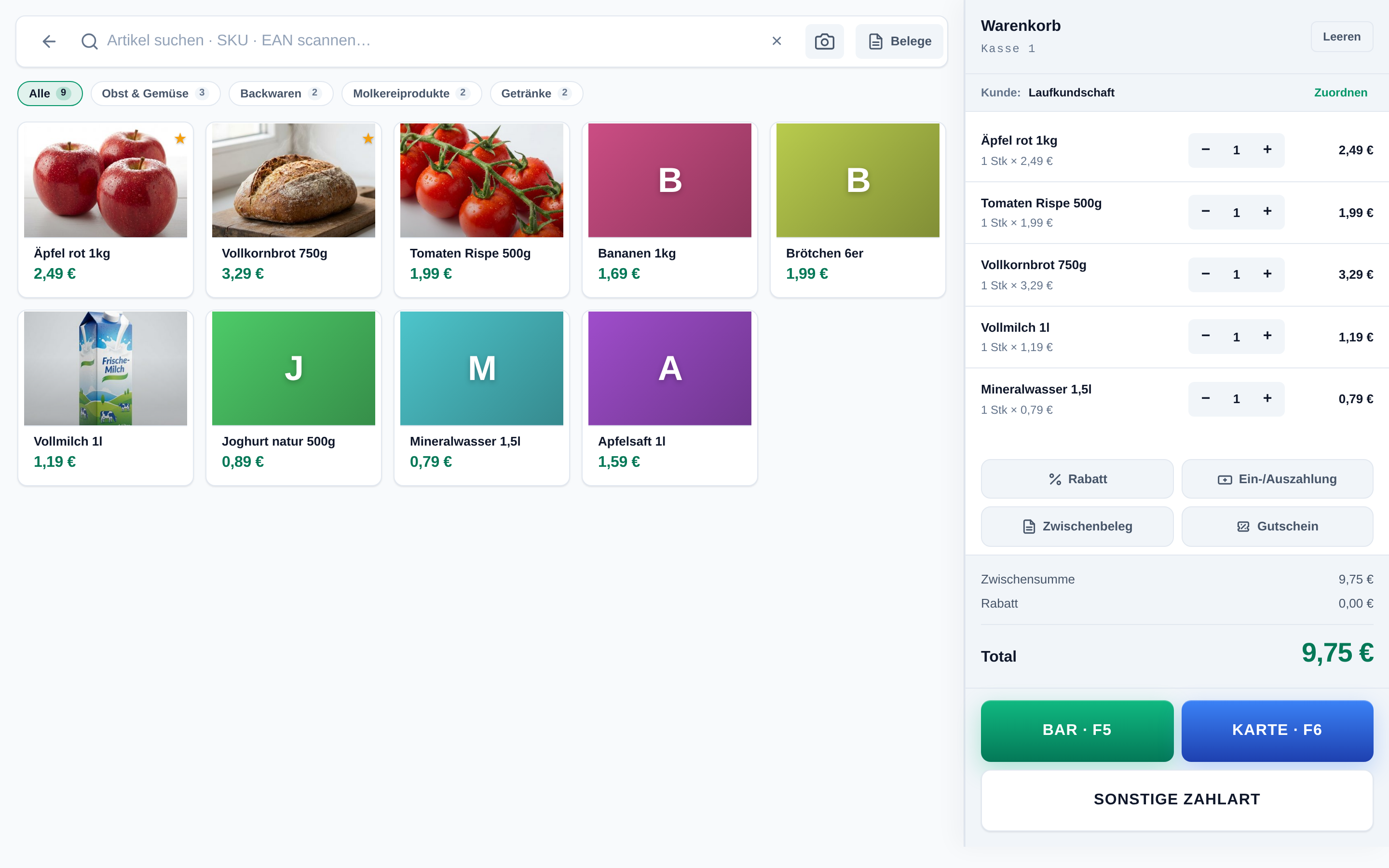 Quill Imbiss & Foodtruck — echte App-Ansicht